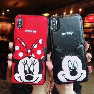 Mickey and Minnie Mouse iPhone Case with Wallet
